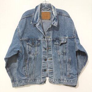 Vintage 90's Levi Strauss Blue Jean Denim Jacket 70507-4890 Made In USA Size L
